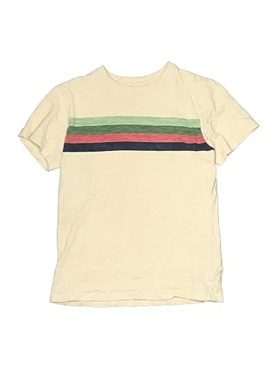 Pre-owned Janie And Jack Kids' Short Sleeve T-shirt In White