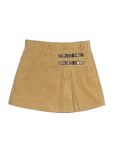 Pre-owned Janie And Jack Kids' Skirt In Gold