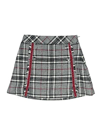 Pre-owned Janie And Jack Kids' Skirt In Gray