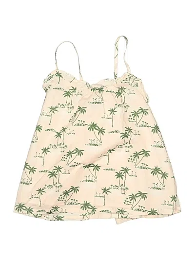 Pre-owned Janie And Jack Kids' Sleeveless Blouse In Ivory
