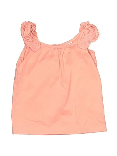 Pre-owned Janie And Jack Kids' Sleeveless Blouse In Orange