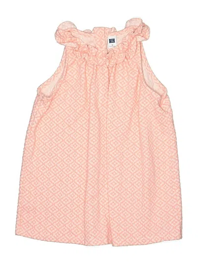 Pre-owned Janie And Jack Kids' Sleeveless Blouse In Orange