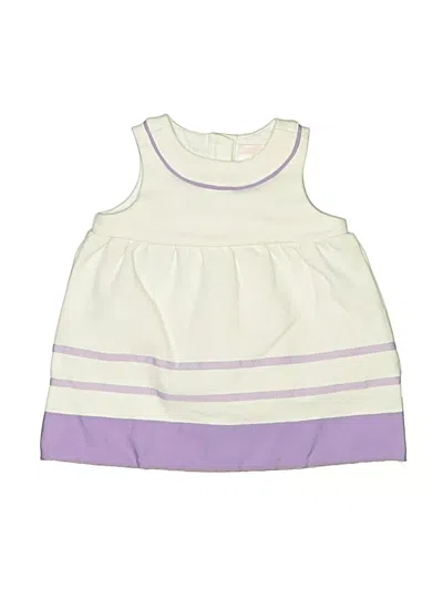 Pre-owned Janie And Jack Babies' Sleeveless Blouse In White