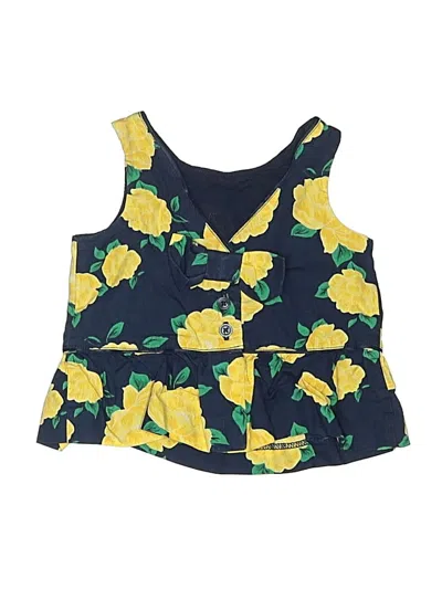 Pre-owned Janie And Jack Babies' Sleeveless Blouse In Yellow