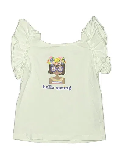 Pre-owned Janie And Jack Kids' Sleeveless T-shirt In Green