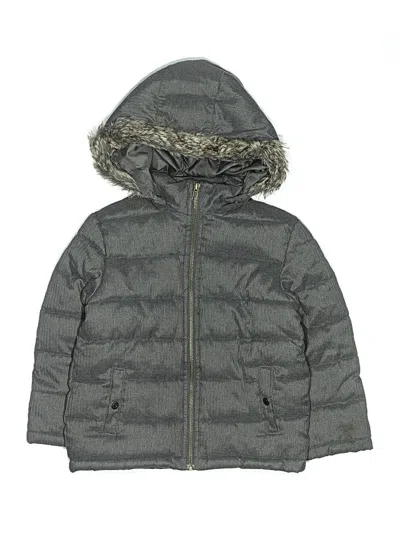 Pre-owned Janie And Jack Kids' Snow Jacket In Gray