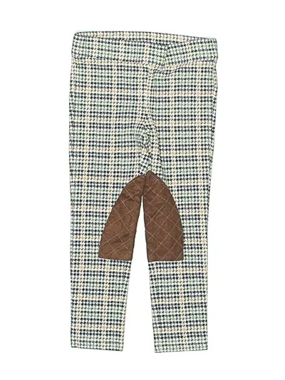 Pre-owned Janie And Jack Kids' Snow Pants With Bib In Brown