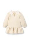 Janie And Jack Sparkle Jacquard Dress In Neutral