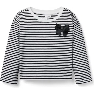 JANIE AND JACK JANIE AND JACK STRIPED BOW TOP