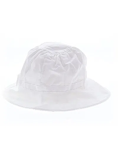 Pre-owned Janie And Jack Babies' Sun Hat In White