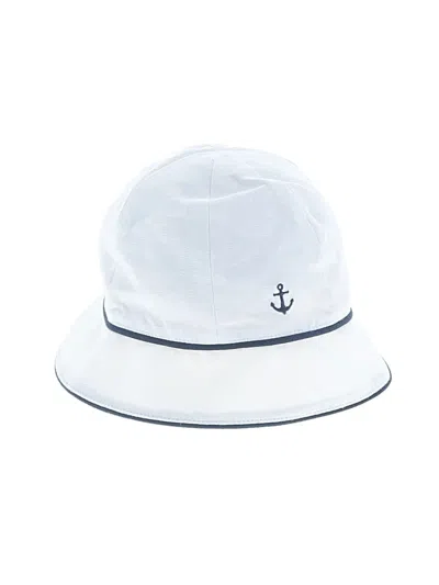 Pre-owned Janie And Jack Babies' Sun Hat In White