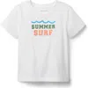 Janie And Jack Surf Tee In White