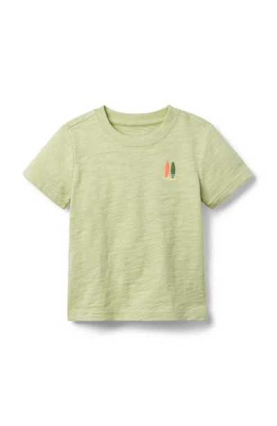 Janie And Jack Babies'  Surfboard Tee In Green