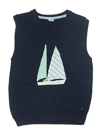 Pre-owned Janie And Jack Kids' Sweater Vest In Blue