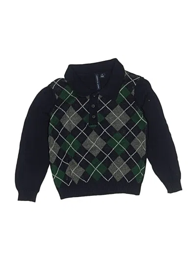 Pre-owned Janie And Jack Kids' Sweater Vest In Green