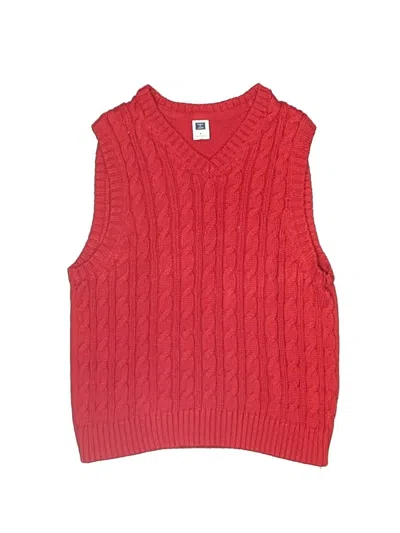 Pre-owned Janie And Jack Kids' Sweater Vest In Red
