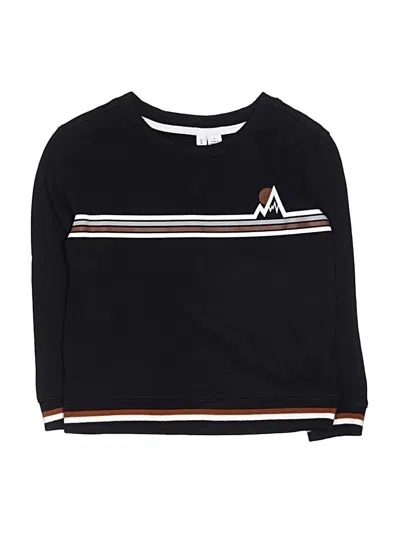 Pre-owned Janie And Jack Kids' Sweatshirt In Black