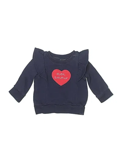 Pre-owned Janie And Jack Babies' Sweatshirt In Blue