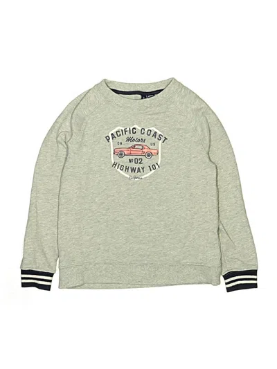 Pre-owned Janie And Jack Kids' Sweatshirt In Gray