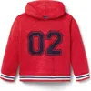 Janie And Jack The Athletic Hoodie In Red