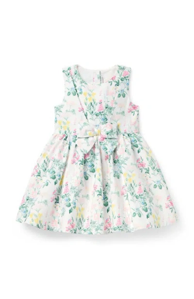 Janie And Jack Kids'  The Bouquet Bow Dress In Multi