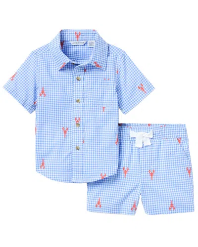 Janie And Jack Kids' The Cabana Matching Set In Blue