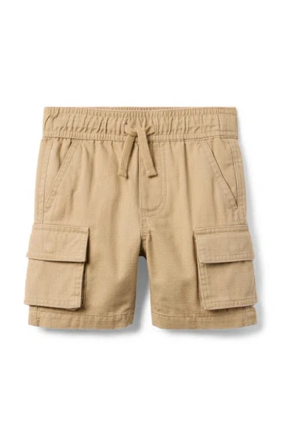 Janie And Jack Babies'  The Cargo Pull-on Short In Brown