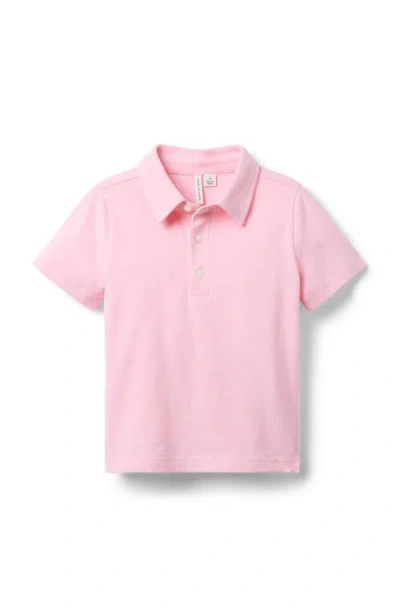 Janie And Jack Kids'  The Classic Pique Polo In Pink