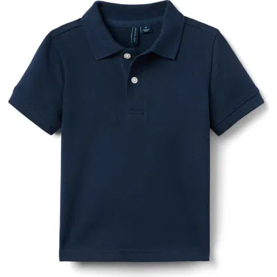 Janie And Jack Babies'  The Classic Pique Polo In Blue