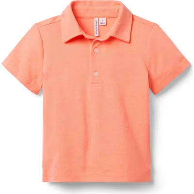 Janie And Jack Babies'  The Classic Pique Polo In Pink