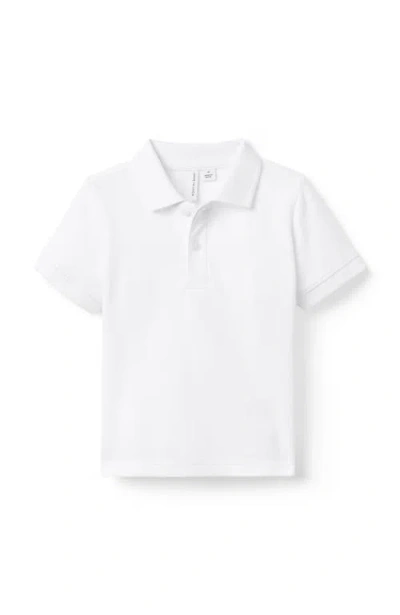 Janie And Jack Babies'  The Classic Pique Polo In White