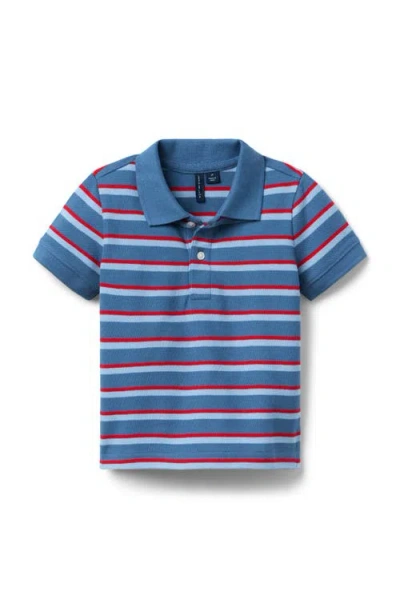JANIE AND JACK JANIE AND JACK THE CLASSIC STRIPED PIQUE POLO