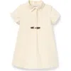 Janie And Jack The Corduroy Bridle Bit Dress In Neutral