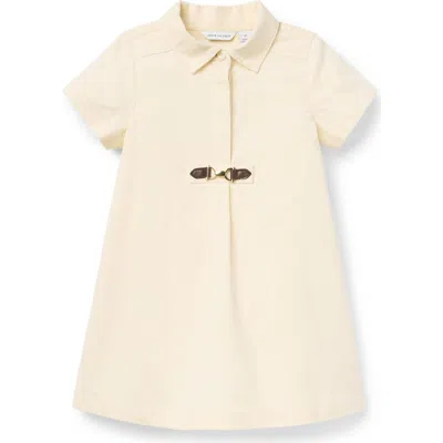 Janie And Jack Babies'  The Corduroy Bridle Bit Dress In Neutral