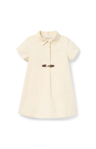 Janie And Jack Babies'  The Corduroy Bridle Bit Dress In White