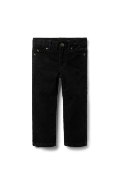 Janie And Jack Babies'  The Corduroy Pant In Black