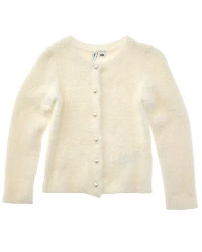 Janie And Jack The Cozy Cardigan In Gold