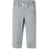 Janie And Jack The Drawstring Poplin Pant In Gray