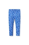 Janie And Jack The Everyday Floral Legging In Blue