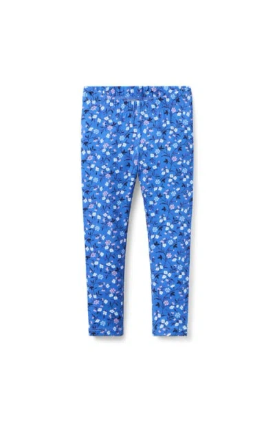 Janie And Jack Babies'  The Everyday Floral Legging In Blue