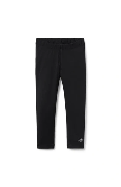 Janie And Jack Babies'  The Everyday Solid Legging In Black