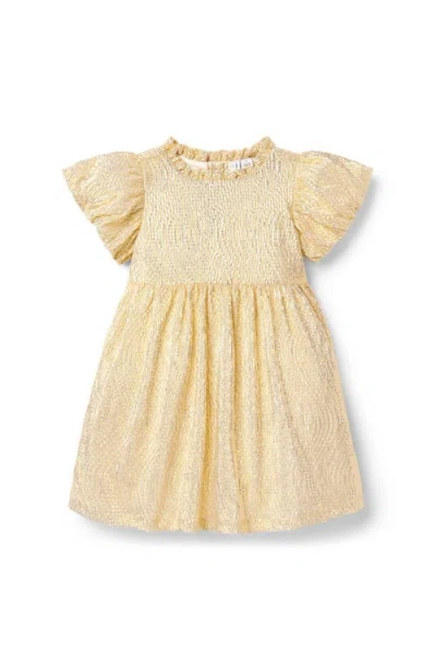 Janie And Jack Babies'  The Golden Moment Dress In Yellow