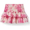 Janie And Jack The Hailey Smocked Skirt In Pink