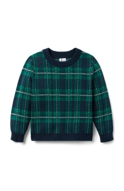 JANIE AND JACK JANIE AND JACK THE HOLIDAY TARTAN SWEATER