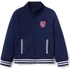 Janie And Jack The J&j Patch Jacket In Blue