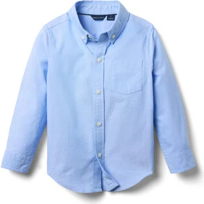 Janie And Jack Babies'  The Oxford Shirt In Blue