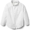 Janie And Jack The Poplin Shirt In White