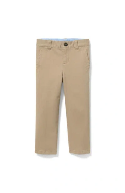 Janie And Jack Babies'  The Perfect Twill Pant In Nude