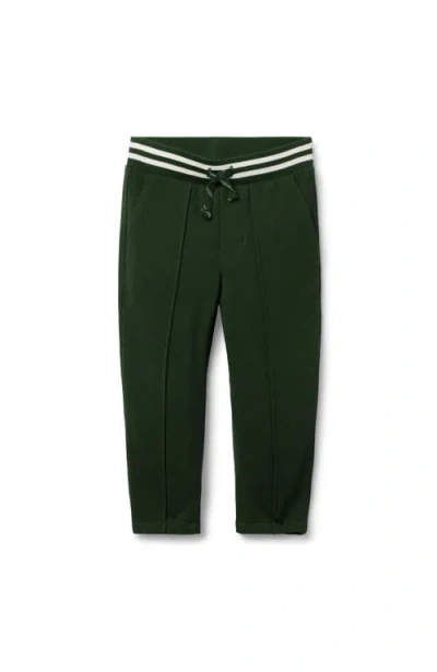 Janie And Jack Kids'  The Pique Pintuck Jogger In Green