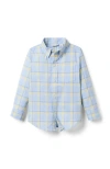 Janie And Jack Boys' The Plaid Shirt - Little Kid, Big Kid
